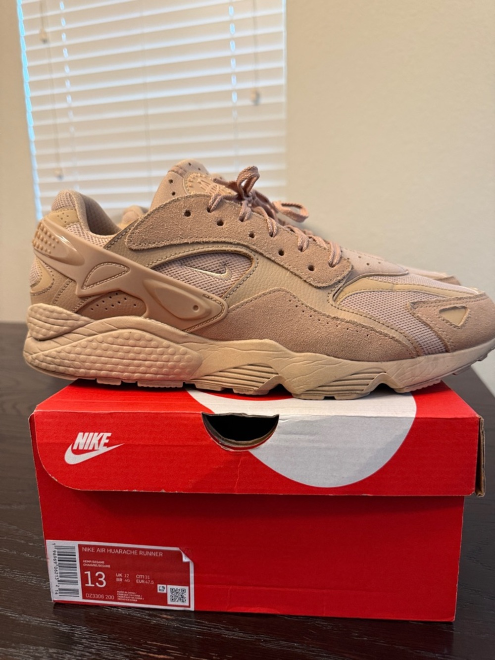 Nike Air Huarache Runner Men’s Sneakers Beige/Tan